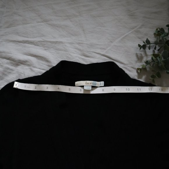 BODEN V-Neck Knit Sweater Dress Black Size 4 - Picture 7 of 9